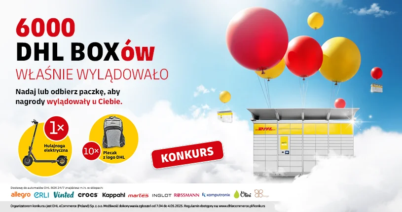 KONKURS - 6000 DHL Boxów właśnie wylądowało!